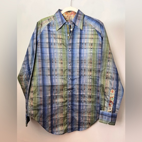 Robert Graham Long Sleeve Button-down, Size Medium - Picture 1 of 7